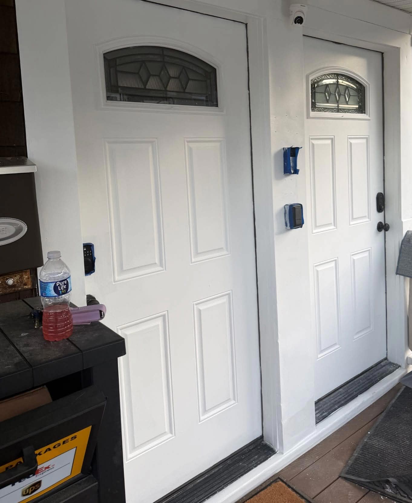 White doors after renovation