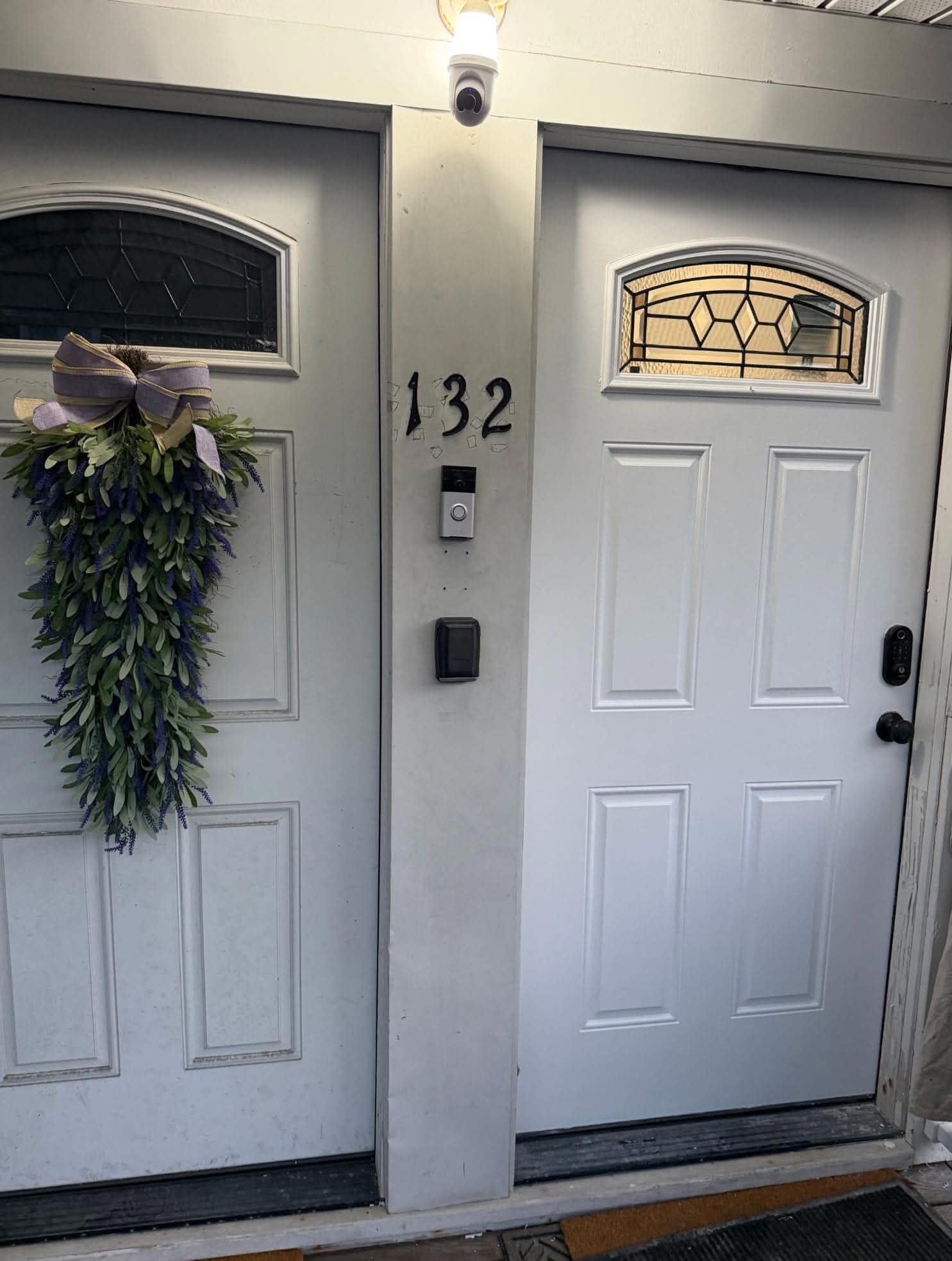 White doors before renovation